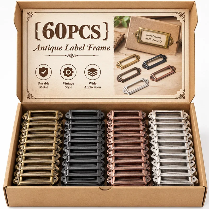 Furniture Hardware Names - 금속 소재의 빈티지 스타일 손잡이 프레임,