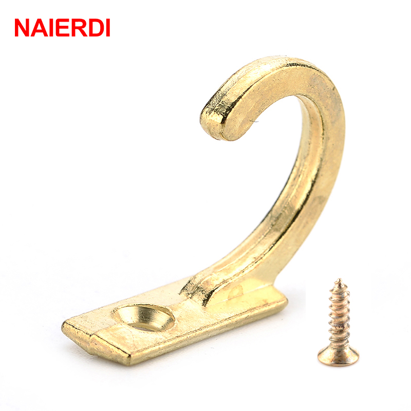 Furniture Hardware Manufacturer - NAIERDI-작은 골동품 벽걸이 후크 10 개,