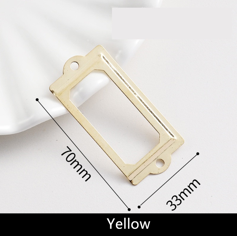 골동품 캐비닛 레이블 풀 프레임 철 금속 카드 이름 태 - Furniture Hardware Names 리뷰 및 가격