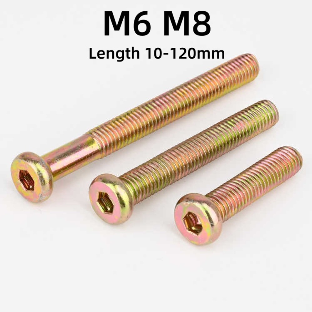 M6 M8 육각 소켓 둥근 플랫 헤드 가구 연결 볼트  - Furniture Hardware Lowes 리뷰 및 가격
