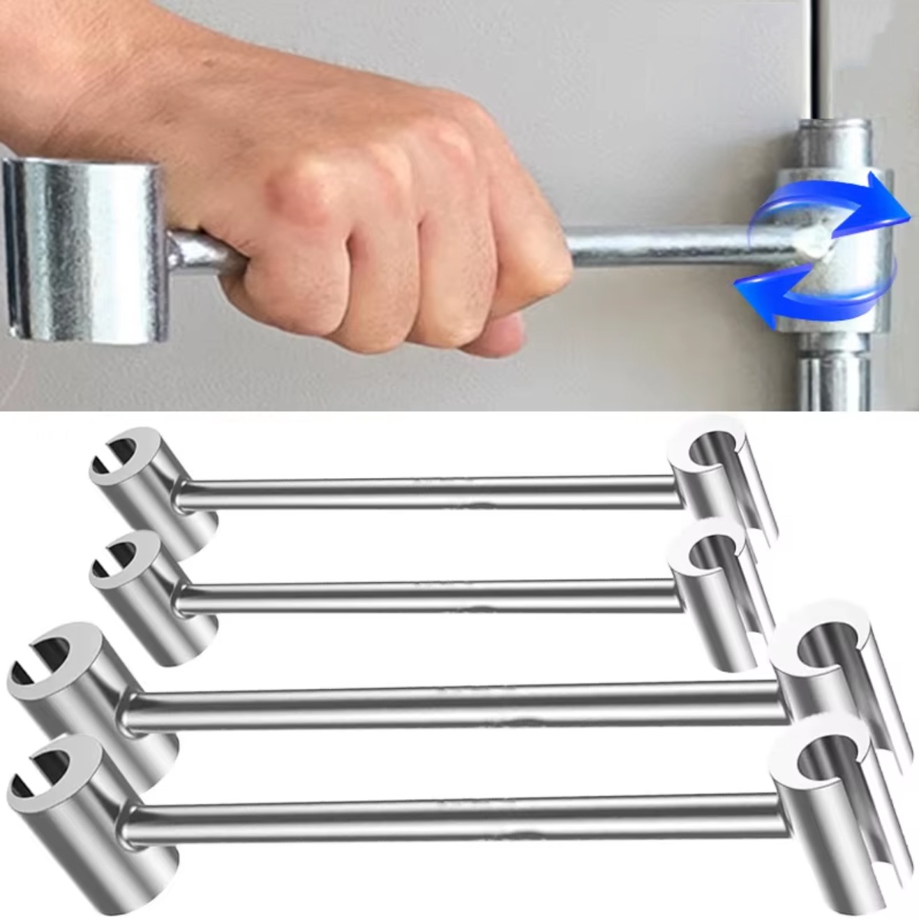 더블 헤드 힌지 틈 조정 렌치, 도어 힌지 수리 렌치  - Furniture Hardware Fitting 리뷰 및 가격