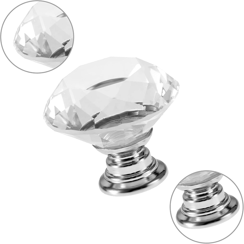 6Pcs 나사가있는 캐비닛 손잡이 30mm 원형 서랍  - Furniture Hardware Jig 리뷰 및 가격